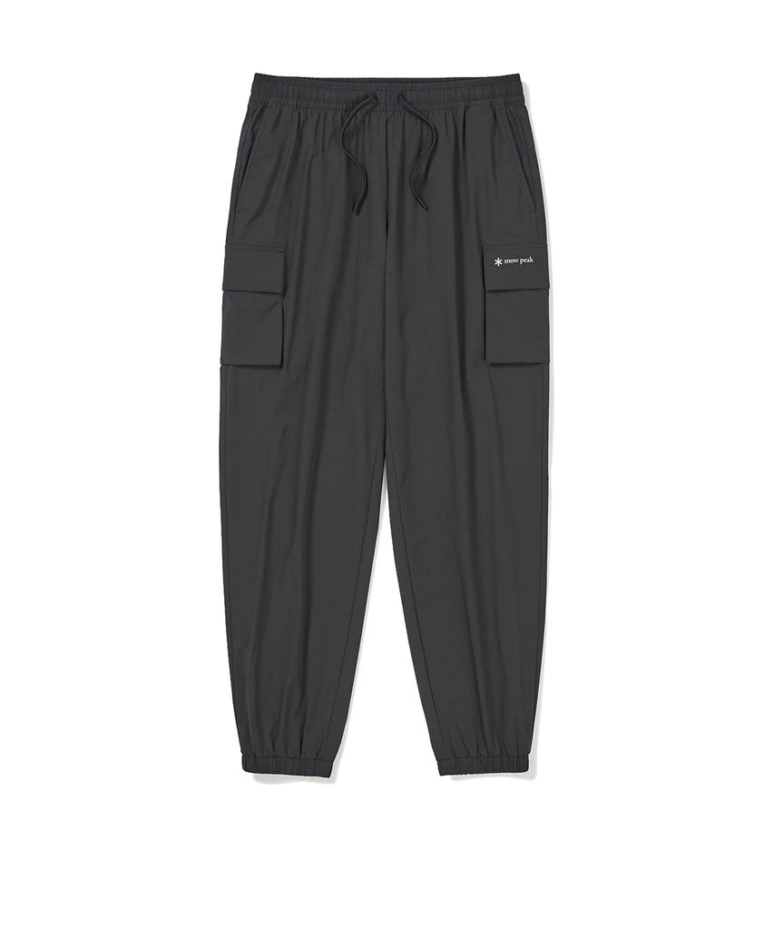 SNOWPEAK APPAREL Thin Tech Woven Cargo Jogger Pants Charcoal (S24Muspt62)
