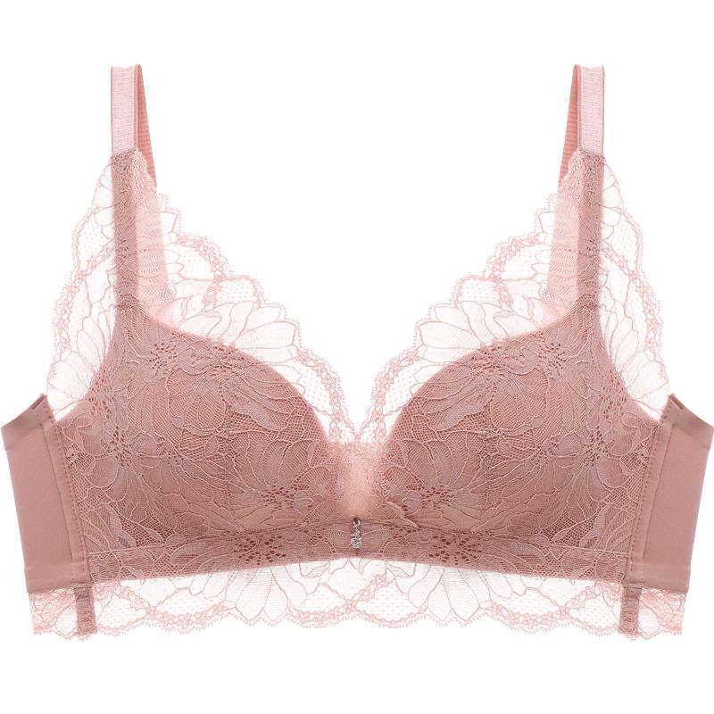 Audifen XB1540 Wireless Push-Up Lace Bra Set 80B, L