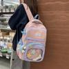 Mochila Escolar de Dibujos Animados para Mujer de Gran Capacidad para Estudiante de Secundaria