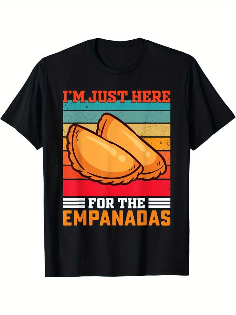 I'm Just Here For The Empanadas Vintage Retro Sunset T-shirt