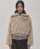 Nick&Nicole Faux Fur Bomber Jacket_Beige