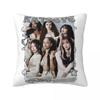 KATSEYE Kpop Y2K Group Pillowcase Soft Polyester Cushion Cover Decor Throw Pillow Case Cover Home Square 45X45cm