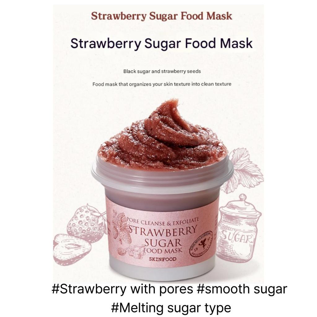 [SkinFood]  Food Mask 120g(Lavender/Apricot/Pear Mint/Honey Sugar/Strawberry Sugar/Lemon)