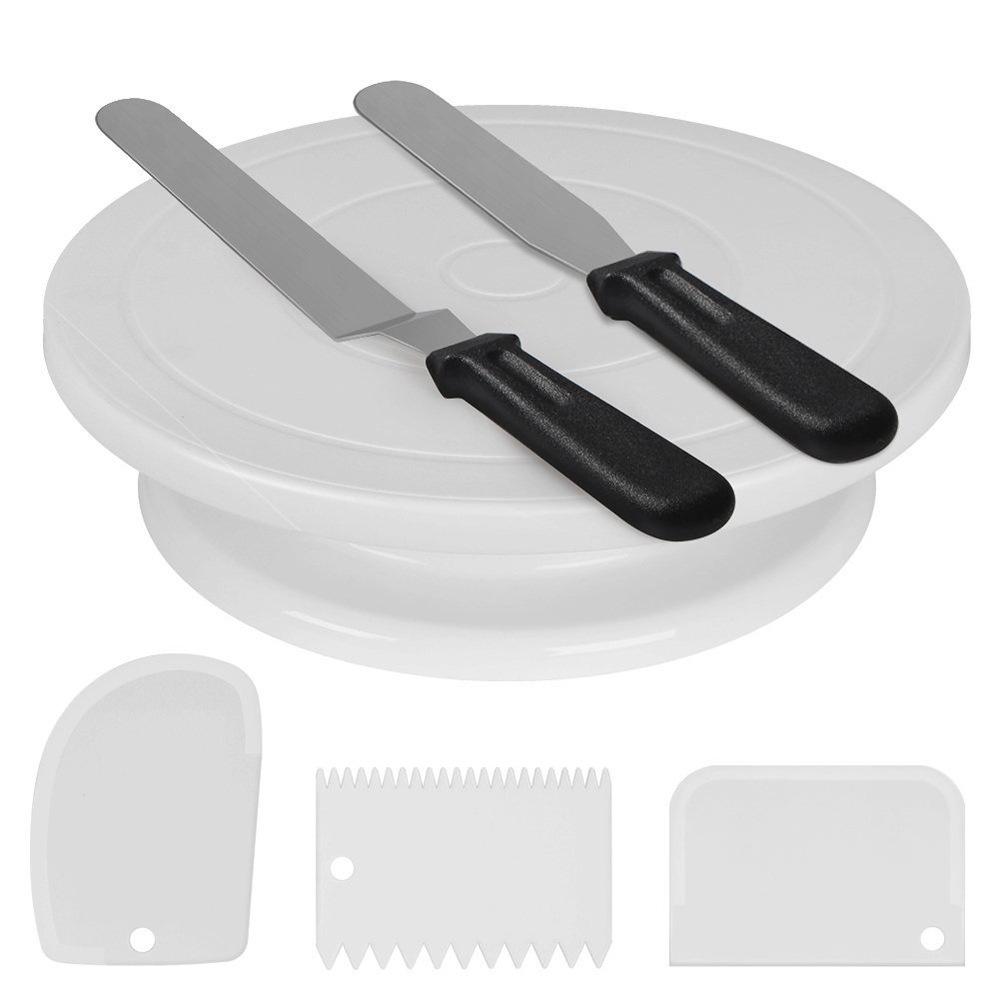 Nordic Baking Set: 137-Piece Home Cake Tools with Piping Bags, Stainless Steel Tips, and Turntable