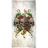Gotisches Totenkopfmuster Druck Strandtuch Mikrofaser Abdeckung Sonnenschutzdecke Heimdekoration Yoga Fitnessstudio Schnelltrocknend Schwimmponcho Handtuch