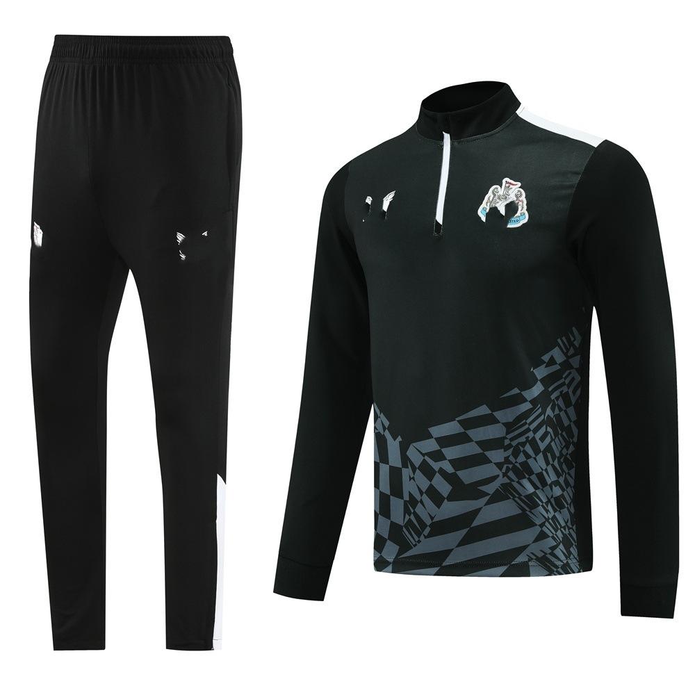 Half-Pull Long-Sleeved Set, Football Jersey, Training Jersey, Appearance Jersey, Casual, Breathable, Comfortable And Fashionable