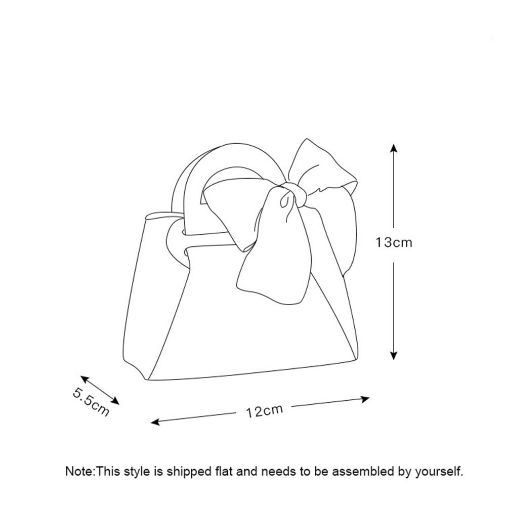 Handbag Shape Party Supplies Bow with  Hand Cookie Packing Box Gift Boxes Candy Box Wedding Favor