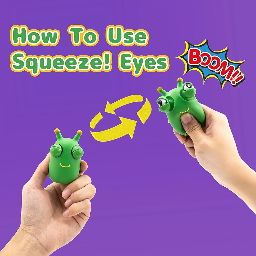 Green Bug Toys Popping Out Eyes For Anxiety, Autism Toy Christmas Birthday Gift