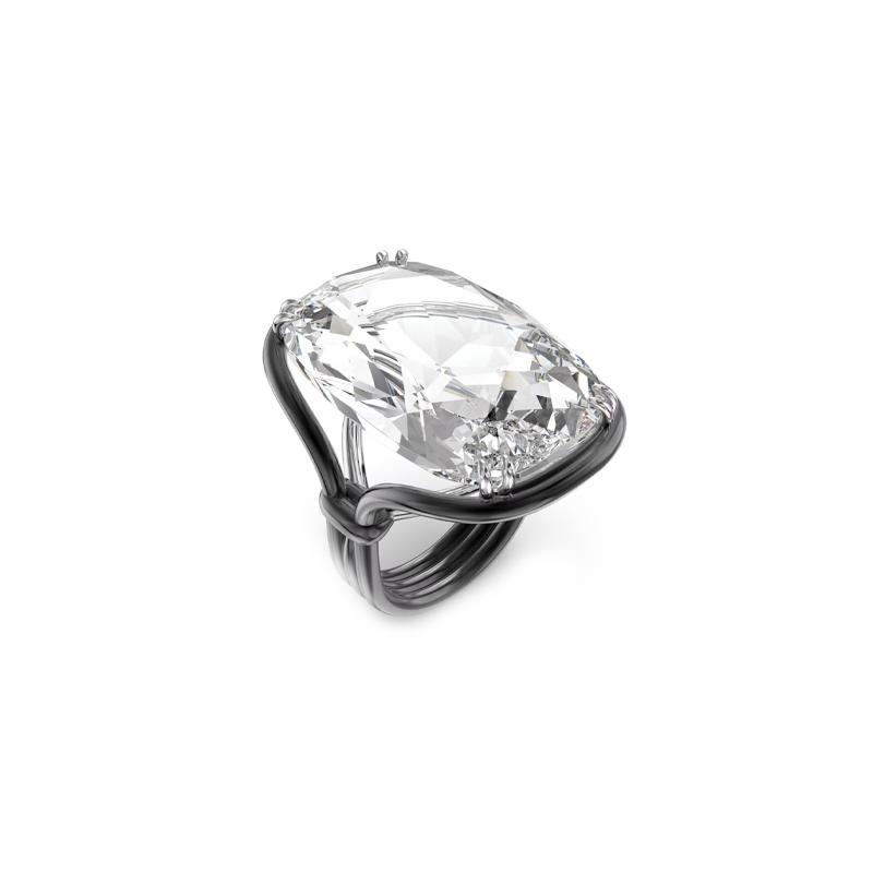 Swarovski Harmonia personalized fashion trend versatile metal ring women s silver 5600946 серебряный