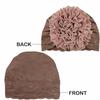 Soft Turban Hat Solid Color Pullover Hat Elegant Women's Hijabs  Women Headwear