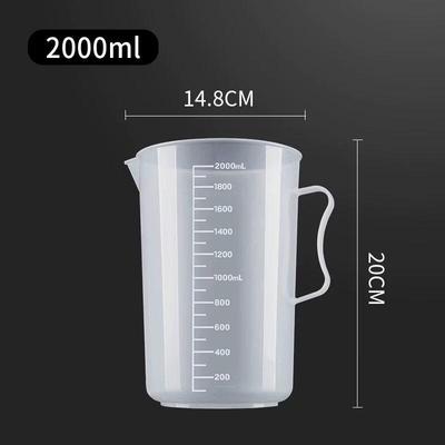 Taza medidora de plástico de grado alimenticio ZISIZ