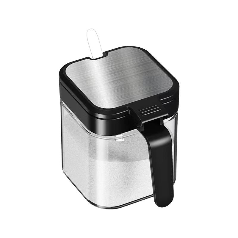 Kitchen Seasoning Storage Set: Jars & Bottles for Salt, MSG, and More