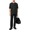 FENDI T-Shirts Men's Black Crew Neck Moderate Straight Fit FY0936AM7KF0QA1