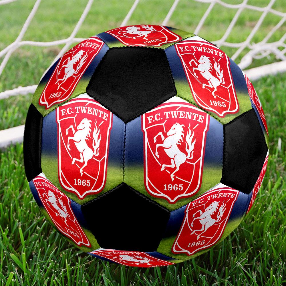 1PC F.C. Twente size 5 soccer ball PrahaIndoor Soccer Ball Colorful All Ages Machine Stitched PVC Competition Ready Durable High-Bounce