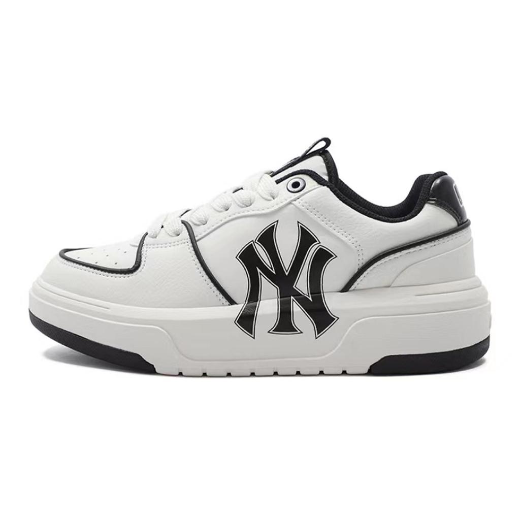 MLB Chunky Liner 811 Manufacturing Slip Resistant Abrasion Resistant Low top Skateboard Shoes Unisex Pink White 3ASXCA12N-50WHS(Team80-)