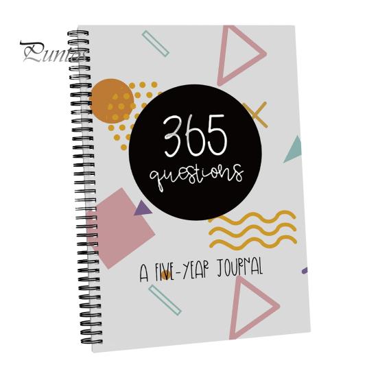 

365 вопросов Пятилетний дневник Осознанность Самопознание Развитие привычек Углубление отношений Тетрадь Ежедневный дневник вопросов 1pc