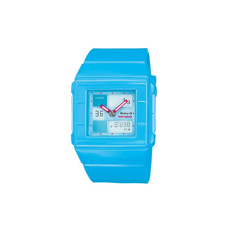 

Casio CASIOBABY-G series, multifunctional, fashionable, quartz movement, resin strap, Japanese and Korean watches, women s watches, BGA-200-2E2021 синій