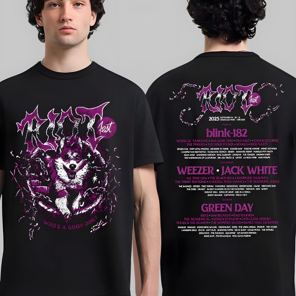Riot Fest 2025 Douglass Park Chicago Merch On September 19-21 2025 T-Shirt Unisex T-Shirt XXXL