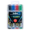 Marker do tablic suchościeralnych Artline w twardym etui 2mm Asortyment