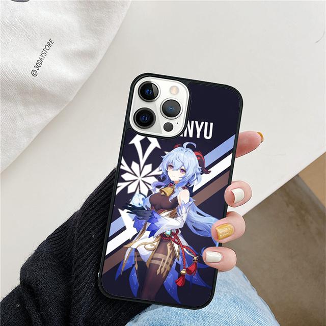 Ganyu Genshin Impact Phone Case For iPhone 17 Air 15 16e Cover 11 13 14 Pro Max 12 Plus Max Fundas