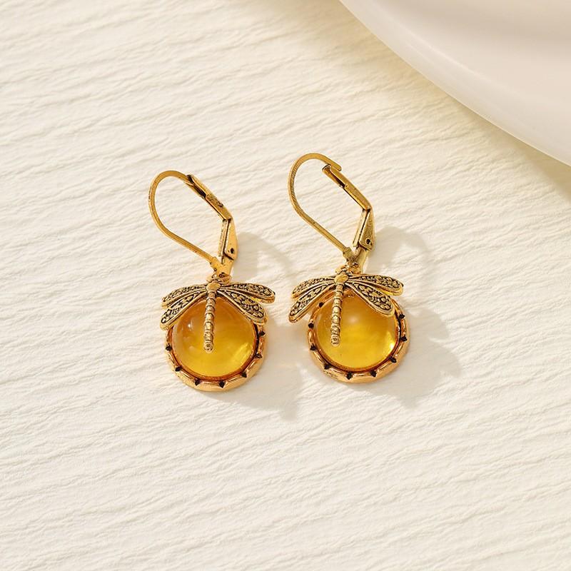 European and American Crystal Jewelry High-end Long Teardrop Earrings Fashionable Light Luxury Colorful Zircon Earrings