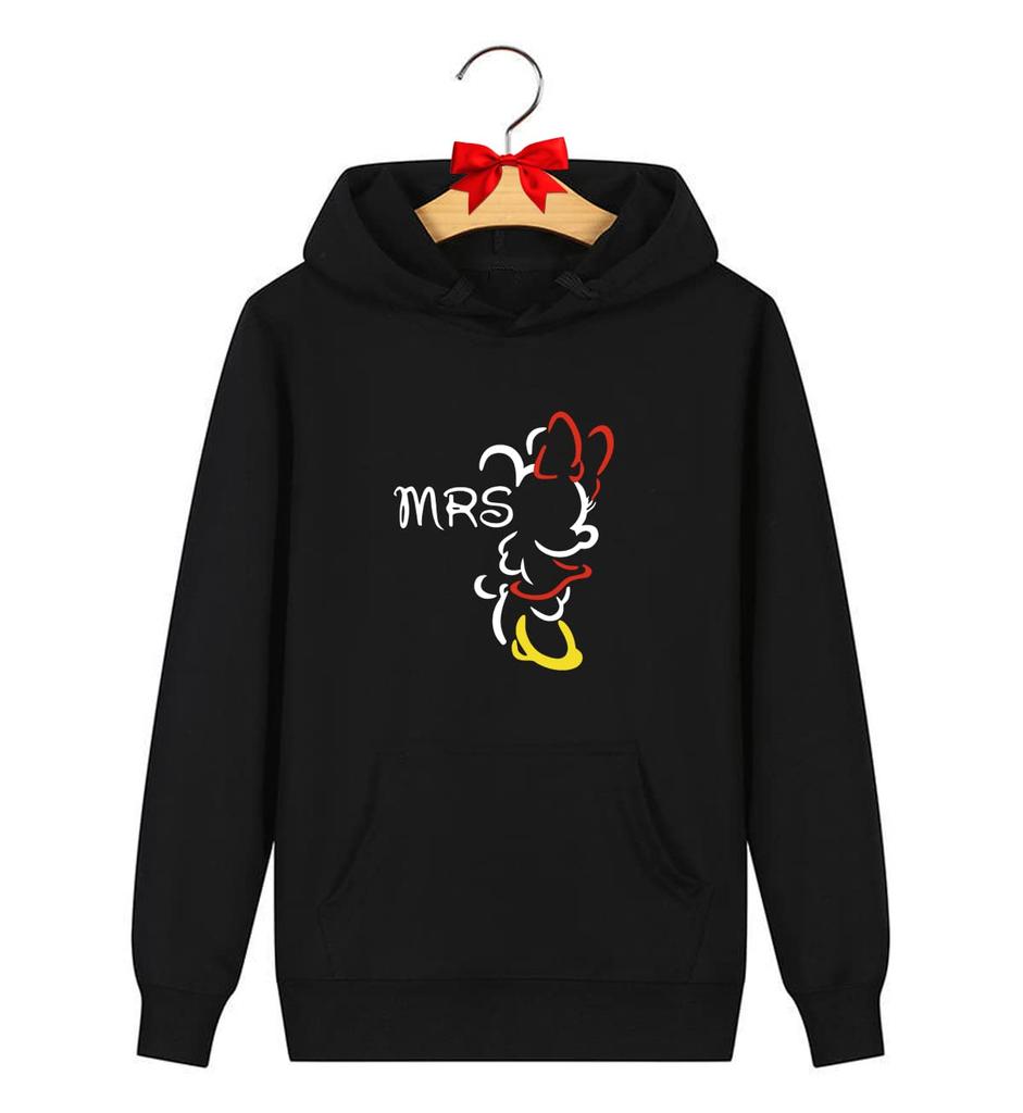 Stuihort Matching Mickey and Minnie Mouse Hoodies for Cute and Cute Couple Popular Casual Korean Style Pullover Tops for Boys and Perfect for Moms and