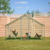 Robust Chicken Coop with Run & Ladder - Secure, Weatherproof & Easy-Clean Habitat for Poultry, Birds & Small Animals