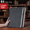 Set mit 4 übergroßen Business-Notizbüchern - Dicke Notizblöcke für Büro, Arbeit oder Besprechungen