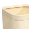 Garbage Can Plastic Desktop Trash Bin Large Capacity Wear-Resistant Trash Can for Office Bathroom Kitchen