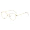 Classic Round Women's Metal Frame Optical Eyeglasses Anti Blue Light Computer Oval Eyeglasses Diopter 0 -1.0 -2.0 To -6.0