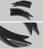 New 2 x Carbon Fiber Look Car Rear Bumper Spoiler Canards Fins Diffuser Lip Splitter