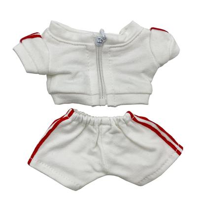 AXLUCE Plush Clothes - 20cm Doll - Jersey (White, 20cm)