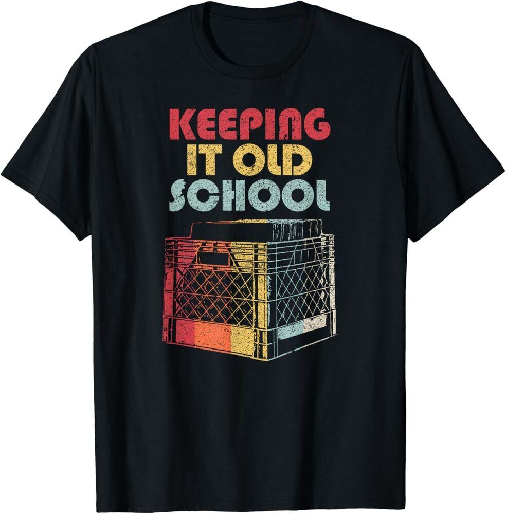

Vinyl Record Shirt_ Retro Keeping It Old School Gift Unisex T-Shirt 2XL