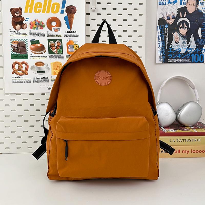 Large-capacity schoolbag New simple student schoolbag Lightweight and versatile leisure travel backpack