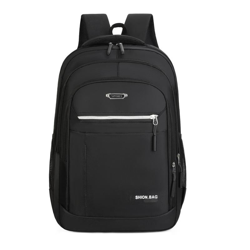 2 New casual backpack large capacity male wear-resistant junior high school college student schoolbag commuter business computer bag