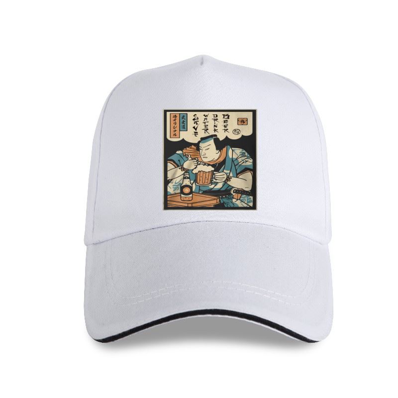 Нова кепка BEER SAMURAI Drinking Beer Samurai Black, темно-синя бейсболка S-5XL унісекс