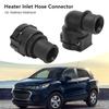 Heater Inlet Hose Connector 95089363 Straight Elbow Type Sturdy Plastic for  2012-2020 Plastic Heater Inlet Hose Connector