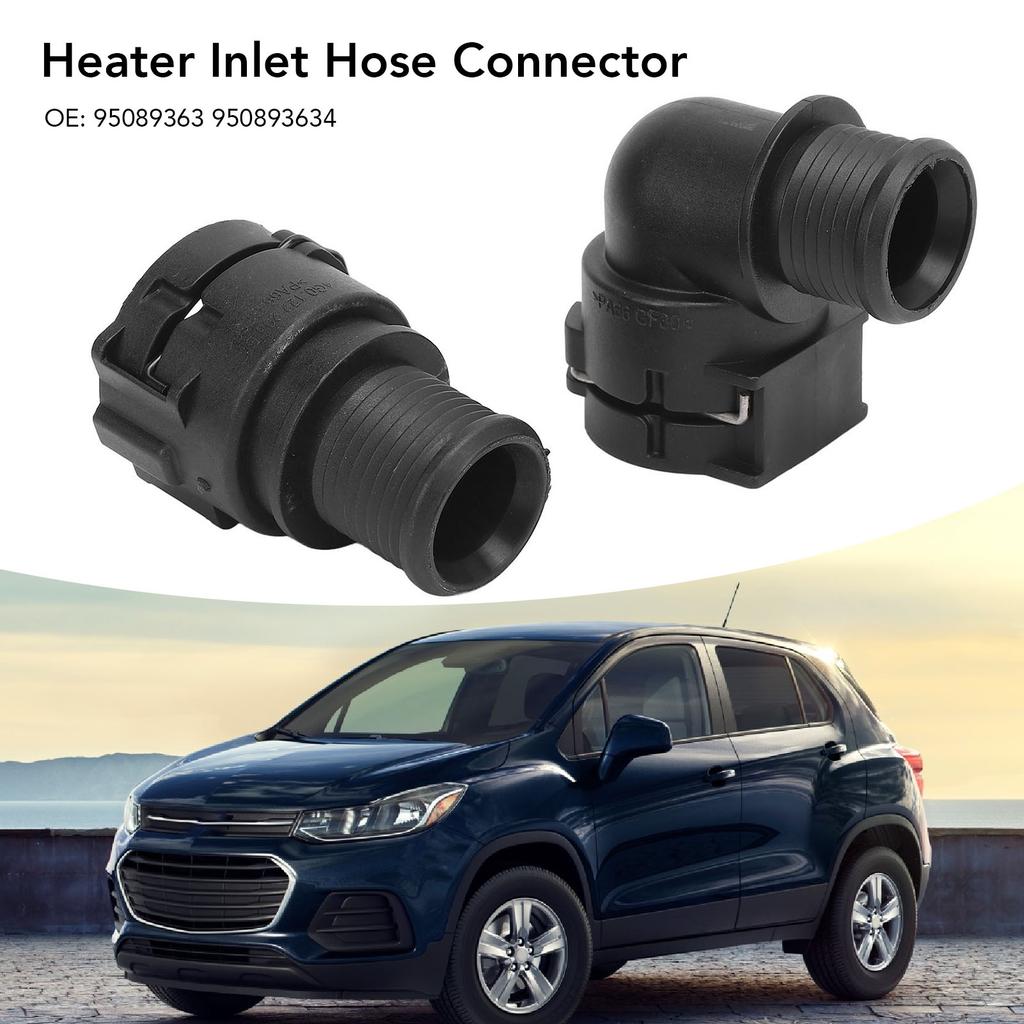 Heater Inlet Hose Connector 95089363 Straight Elbow Type Sturdy Plastic for  2012-2020 Plastic Heater Inlet Hose Connector