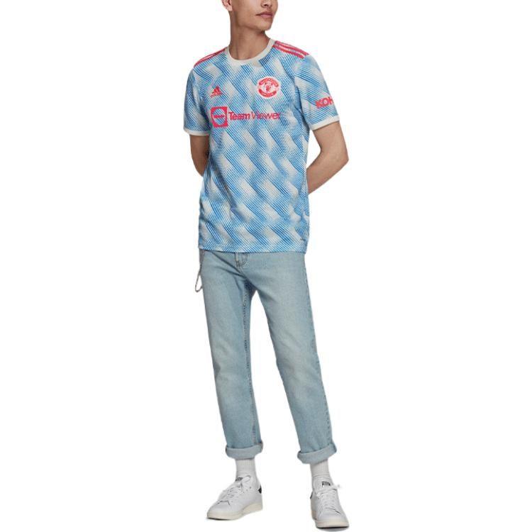 Adidas Manchester United Soccer Jersey Fan Edition Men's Blue GM4621