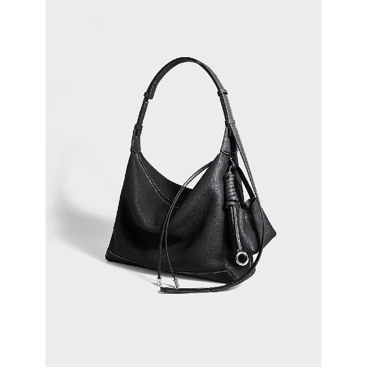 Women's Niche Luxury Single Shoulder Underarm Crossbody Bag, Large Capacity Tote Bag, High-End Genuine Leather Women's Bag