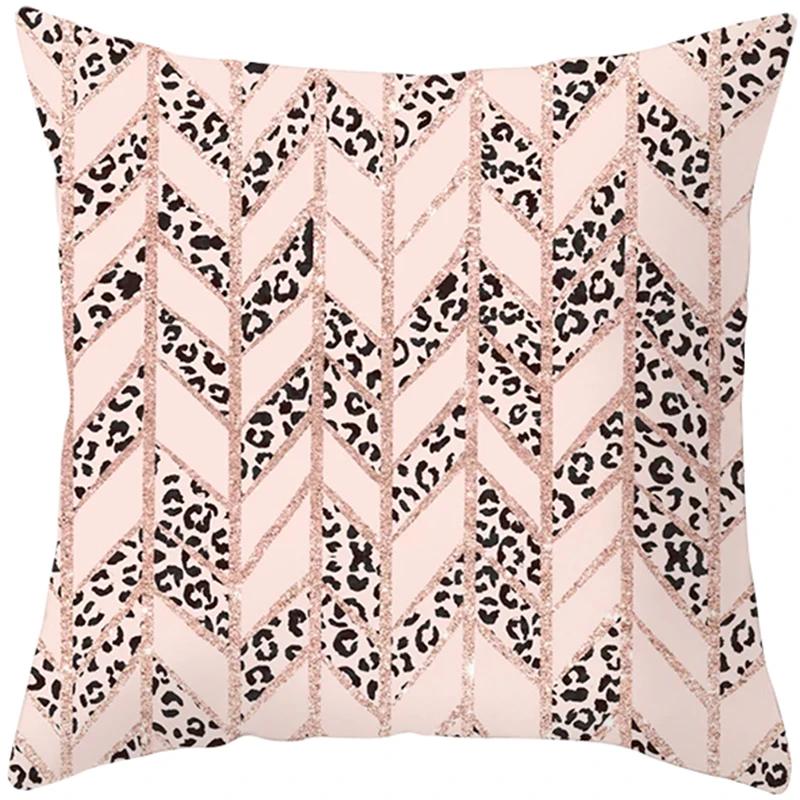 

2021 Explosive Home Furnishing Products Nordic ins Wind Pillowcase Customized Pink Gold Sofa Cushion Waist Pillowcase 12x12Inch