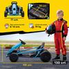 Electric Go-Kart for Kids 24 V Drift Mode 8 to 12 Years Blue