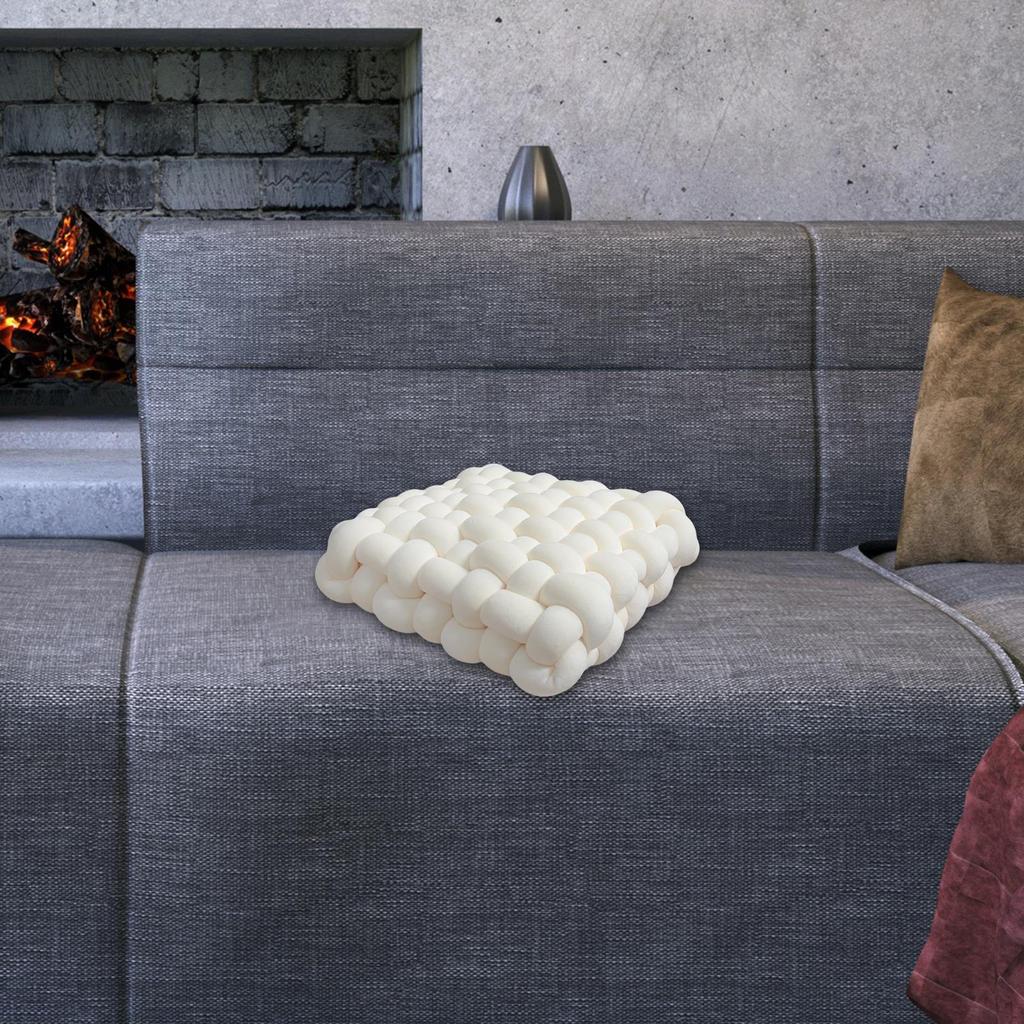 Decorative Throw Cushion Pillow Handmade Desktop Bedding Couch Knot