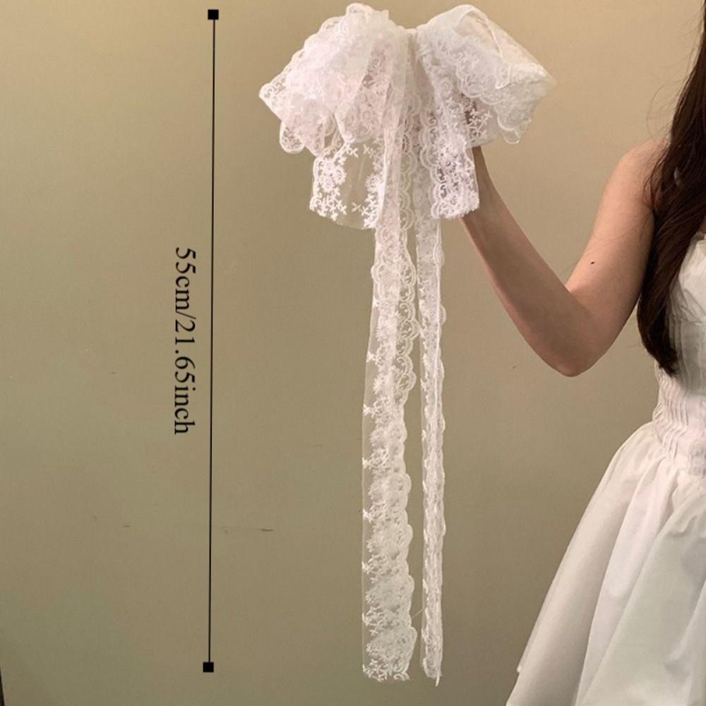 Butterfly Shap Ribbon Hair Clip Elegant Design Back Head Hair Clip  Daily Use