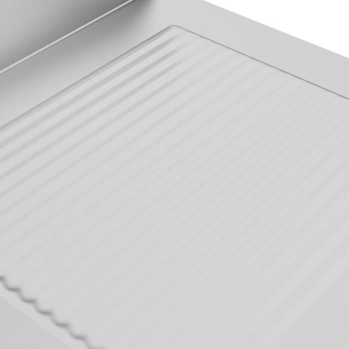 VidaXL Armoire de cuisine commerciale avec égouttoir Acier inoxydable