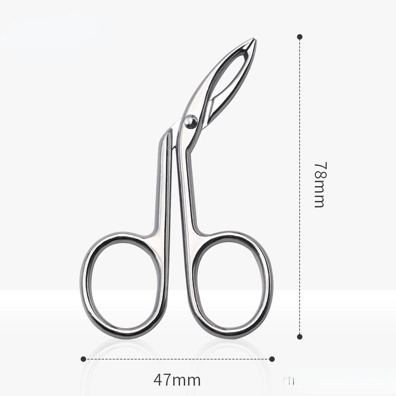 Pince à épiler à sourcils en acier inoxydable Pince à épiler à sourcils coudée Pince à épiler pour épiler les poils du visage Pince à épiler pour le nez Pince à épiler pour les lèvres Pince à épiler à sourcils Pince à épiler à sourcils