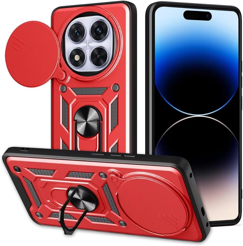 Armor Case For Honor Magic 7 Lite Magic7 Pro X9c Cover Lens Protection With Ring Magnetic Holder Coque Fundas Capa