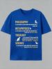 Unisexs Casual Summer TShirt With Fun Printed Patterns Of Philosophy Metaphysics Theology And Scientific Analogies