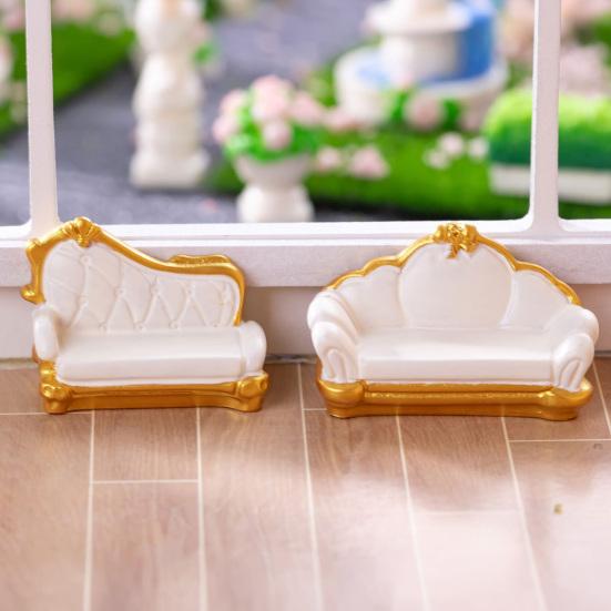 Mini Fairy Garden Accessories Miniature Tiny Waterfall Pavilion Roman Column Figurine for DIY Crafts Micro Landscape