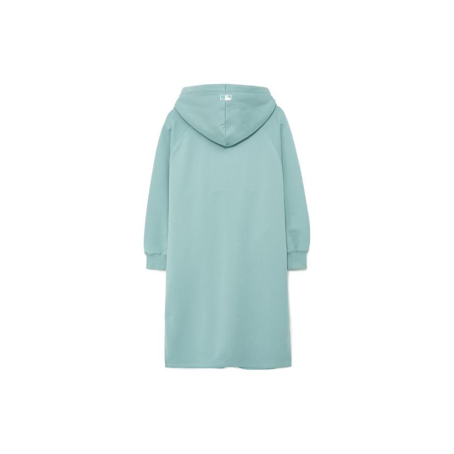 New MLB Boston Red Sox Long Sleeved Dresses Women's Mint Green 3FOPB0134-43MTM